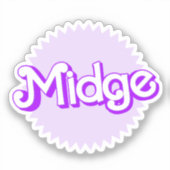 Midge Sticker (Voorkant)