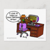 Midge Stock Portfolio Briefkaart (Voorkant)