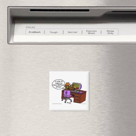 Midge Stock Portfolio Magnet (Insitu (Vaatwasser))