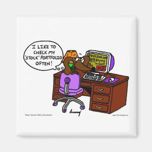 Midge Stock Portfolio Magnet