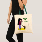 Midge "Stuck in the Piddle with You"-Canvas tas (Voorkant (product))