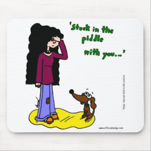 Midge "Stuck in the Piddle with You" Mousepad Muismat