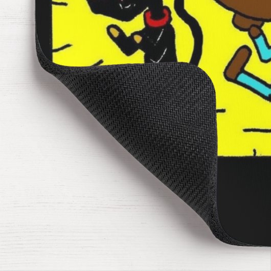 Midge Superheld Trio Mousepad Muismat (Hoek)