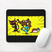 Midge Superheld Trio Mousepad Muismat (Met muis)