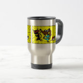 Midge Superheld Trio Travel Mug Reisbeker (Voorkant rechts)