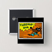 Midge TAEKWON-DOG Button (Voorkant /achterkant)