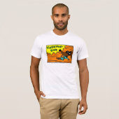 Midge "TAEKWON-DOG" Mannen Bella Canvas T-Shirt (Voorkant volledig)
