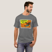 Midge "TAEKWON-DOG" Mannen donkere T-shirt (Voorkant volledig)