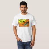 Midge "TAEKWON-DOG" Mens Waarde T-Shirt (Voorkant volledig)