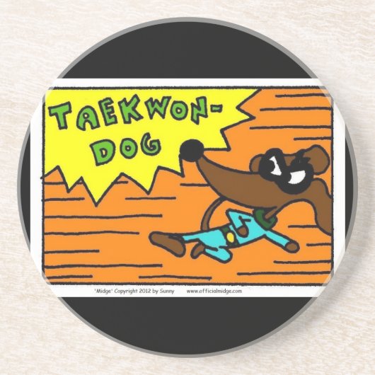 Midge TAEKWON-DOG Onderzetter (Voorkant)