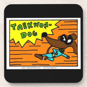 Midge TAEKWON-DOG Onderzetters - Set van 6