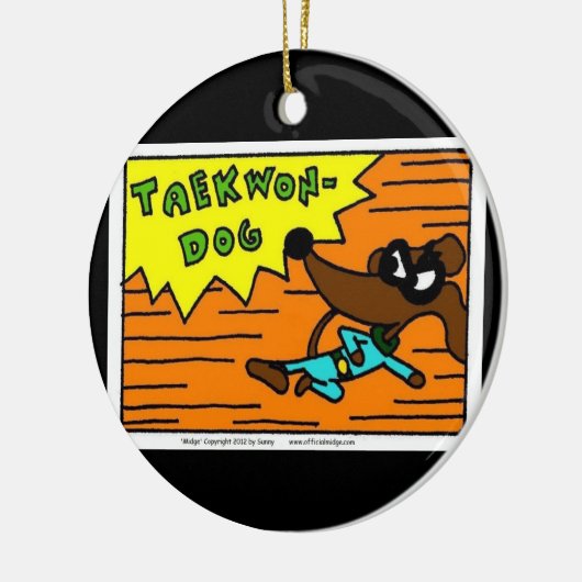 Midge TAEKWON-DOG Ornament (Links)
