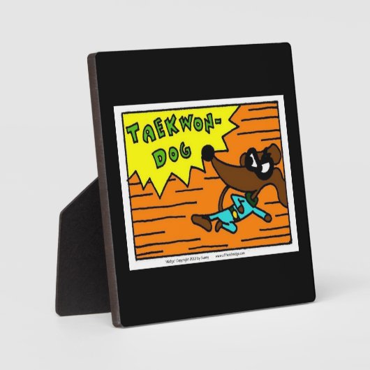 Midge TAEKWON-DOG Plaque Fotoplaat (Voorkant)