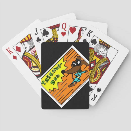 Midge TAEKWON-DOG Playing Cards Pokerkaarten (Achterkant)