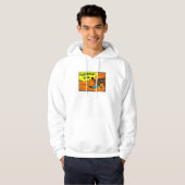 Midge "TAEKWON-DOG" Volwassend overhemd Hoodie (Voorkant volledig)