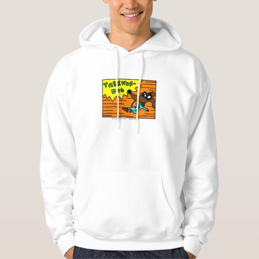 Midge "TAEKWON-DOG" Volwassend overhemd Hoodie (Voorkant)