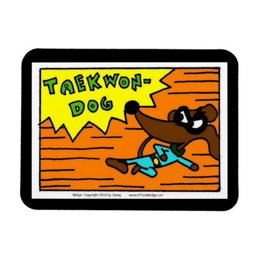 Midge TAEKWON-HOND Flexibele Magneet (Horizontaal)