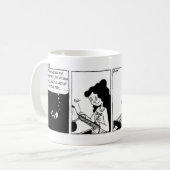 Midge "Van diep binnen de argyle-diepten" Comic Koffiemok (Voorkant links)