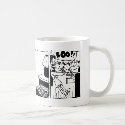 Midge "Van diep binnen de argyle-diepten" Comic Koffiemok (Rechts)