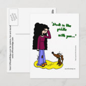 Midge "vast in de piddle met je" Briefkaart (Voorkant / Achterkant)