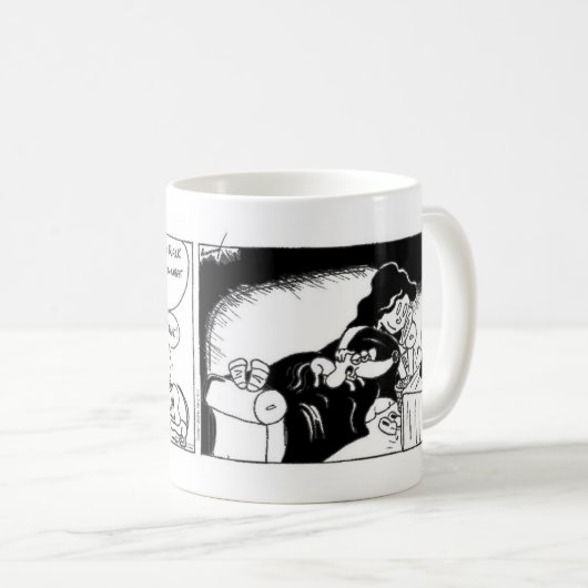 Midge "Zwarte Vrijdag" Comic Mok (Voorkant rechts)