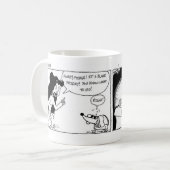 Midge "Zwarte Vrijdag" Comic Mok (Voorkant links)