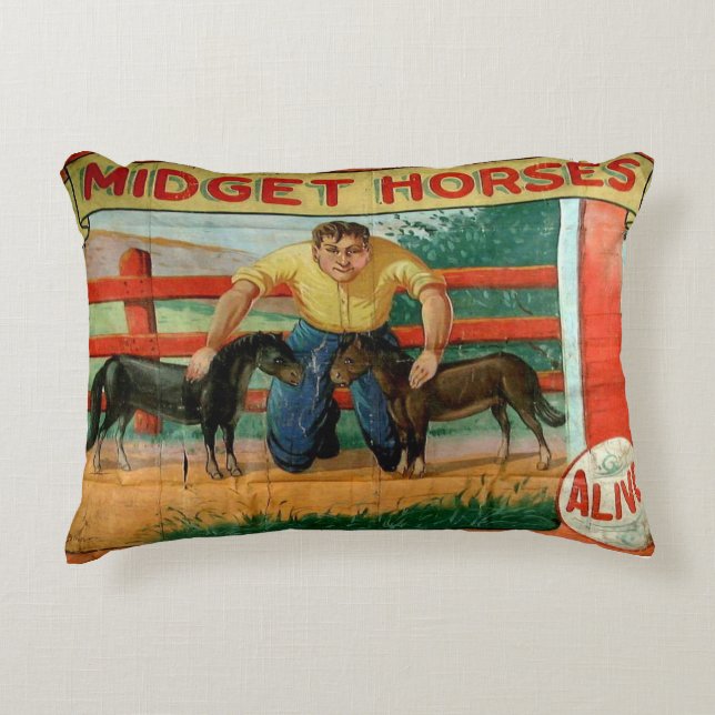 Midget Horses Decoratief Kussen (Voorkant)