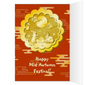 Midherfstfestival Gold Mooncake Moon Rabbit (Binnen (Links))