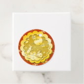 Midherfstfestival Gold Mooncake Moon Rabbit Bedankjes Labels (In situ)