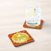 Midherfstfestival Gold Mooncake Moon Rabbit Bier Onderzetter (Rechterzijde)