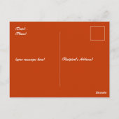 Midherfstfestival Gold Mooncake Moon Rabbit Briefkaart (Achterkant)