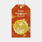 Midherfstfestival Gold Mooncake Moon Rabbit Cadeaulabel (Voorkant)