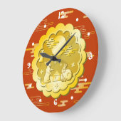 Midherfstfestival Gold Mooncake Moon Rabbit Grote Klok (Hoek)