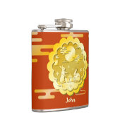 Midherfstfestival Gold Mooncake Moon Rabbit Heupfles (Rechts)