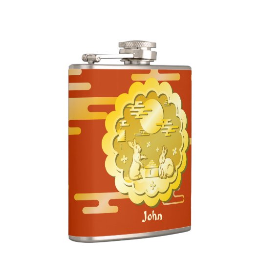 Midherfstfestival Gold Mooncake Moon Rabbit Heupfles (Rechts)