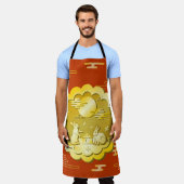 Midherfstfestival Gold Mooncake Moon Rabbit Schort (Gedragen)