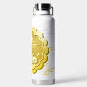 Midherfstfestival Gold Mooncake Moon Rabbit Waterfles (Achterkant)