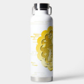 Midherfstfestival Gold Mooncake Moon Rabbit Waterfles (Voorkant)