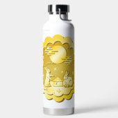 Midherfstfestival Gold Mooncake Moon Rabbit Waterfles (Links)