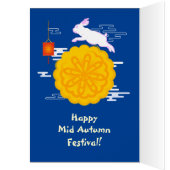 Midherfstfestival Mooncake Jumping Moon Rabbit (Binnen (Links))