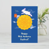 Midherfstfestival Mooncake Jumping Moon Rabbit (Staand voorkant)