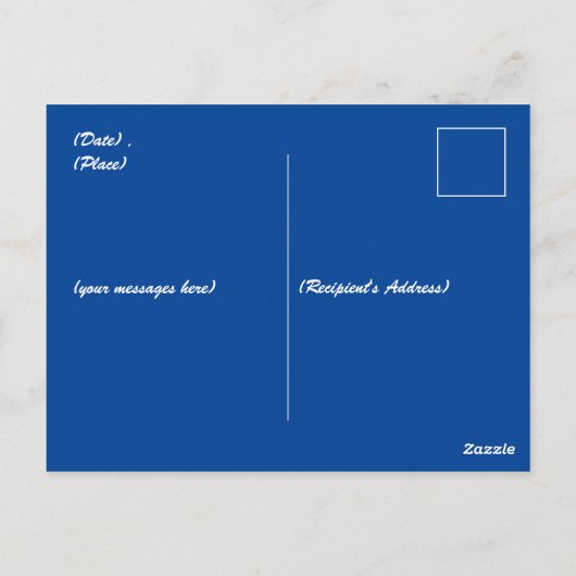 Midherfstfestival Mooncake Jumping Moon Rabbit Briefkaart (Achterkant)