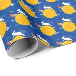 Midherfstfestival Mooncake Jumping Moon Rabbit Cadeaupapier