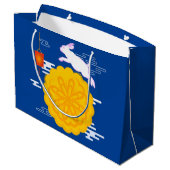 Midherfstfestival Mooncake Jumping Moon Rabbit Groot Cadeauzakje (Achterkant Gekanteld)