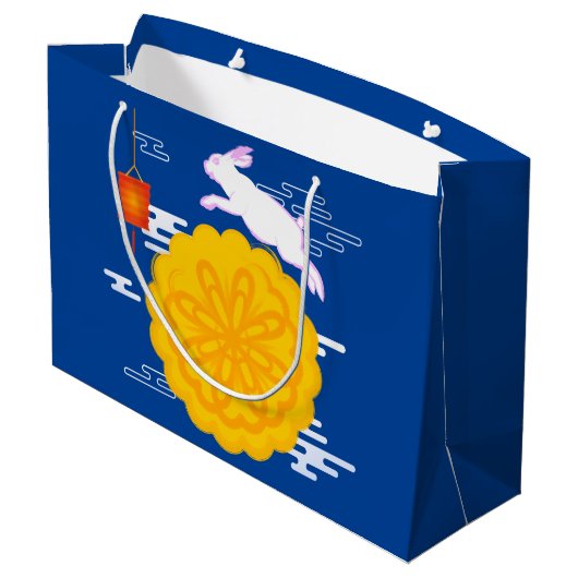 Midherfstfestival Mooncake Jumping Moon Rabbit Groot Cadeauzakje (Achterkant Gekanteld)
