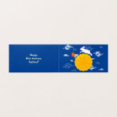 Midherfstfestival Mooncake Jumping Moon Rabbit Kaart (Buitenkant ongevouwen)