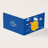 Midherfstfestival Mooncake Jumping Moon Rabbit Kaart (Buitenkant)