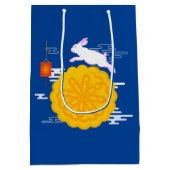 Midherfstfestival Mooncake Jumping Moon Rabbit Medium Cadeauzakje (Achterkant)