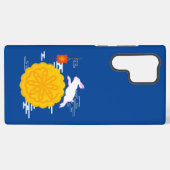 Midherfstfestival Mooncake Jumping Moon Rabbit Samsung Galaxy Hoesje (Achterkant horizontaal)