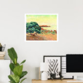 Midi Landscape, 1898 (olie op canvas) Poster (Thuiskantoor)